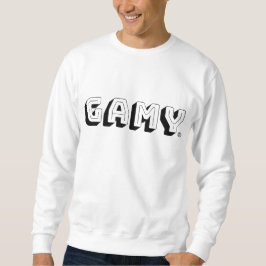 GAMY® Black Logo Herren Sweatshirt