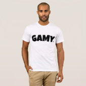 GAMY® Black Logo Herren T-Shirt (Vorne ganz)
