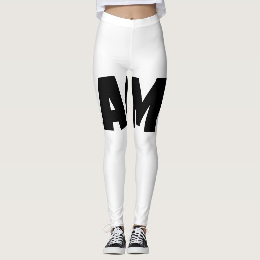 GAMY® Black Logo Leggings (Vorderseite)