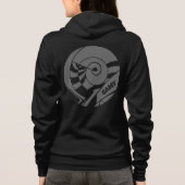 GAMY® Grey Logo Damen Hoodie (Rückseite)