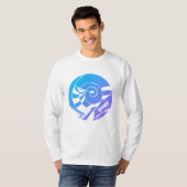 GAMY® Logo Herren Langarm T-Shirt (Vorne ganz)