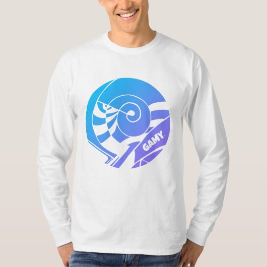 GAMY® Logo Herren Langarm T-Shirt (Vorderseite)