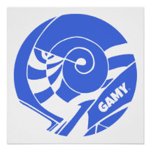 GAMY® Royal blue Logo