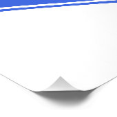 GAMY® Royal blue Logo  Poster (Ecke)