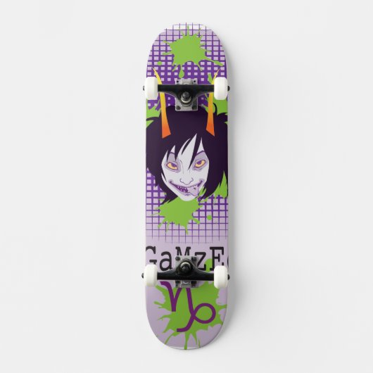 GaMzEe Skateboard (Vorderseite)