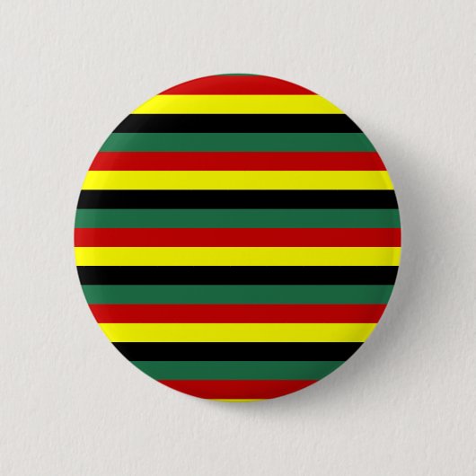 Gana-Fahne-Streifen Button (Vorderseite)
