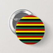 Gana-Fahne-Streifen Button (Vorne & Hinten)