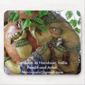 Ganapati bei Haridwa… Mousepad (Vorne)