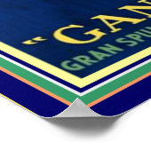 Gancia Ad Poster von Cappiello 12 x 16 (Ecke)