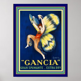 Gancia Ad Poster von Cappiello 12 x 16