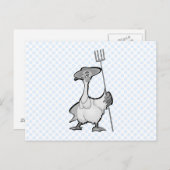 Gancy Goose Postkarte (Vorne/Hinten)