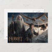 Gandalf, BILBO BAGGINS™ & The Great Eagles Postkarte (Vorne/Hinten)