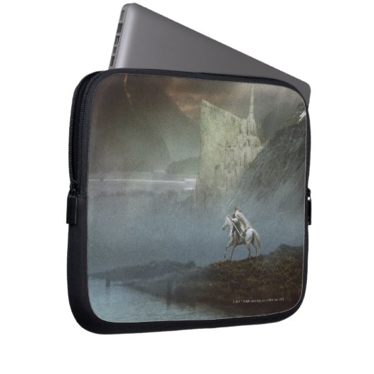 GANDALF™ bringt Hobbits in bewachte Städte Laptopschutzhülle (Vorne Rechts)