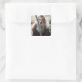 Gandalf Character Poster 2 Quadratischer Aufkleber (Tasche)