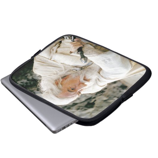 GANDALF™ das Weiße mit Schwert Laptopschutzhülle (Vorne Knopf)