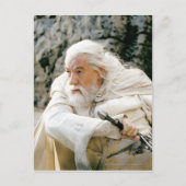 GANDALF™ das Weiße mit Schwert Postkarte (Vorderseite)