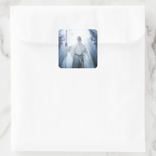 GANDALF™ Glowing Quadratischer Aufkleber (Tasche)