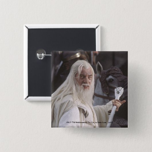GANDALF™ hält Mitarbeiter Button (Vorne & Hinten)