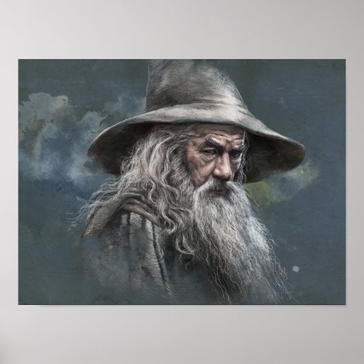 Gandalf Illustration Poster (Vorne)