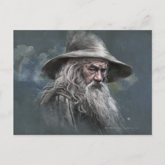 Gandalf Illustration Postkarte (Vorderseite)