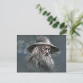 Gandalf Illustration Postkarte (Stehend Vorderseite)