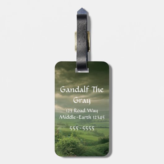 Gandalf in SHIRE™ Gepäckanhänger (Rückseite vertikal)