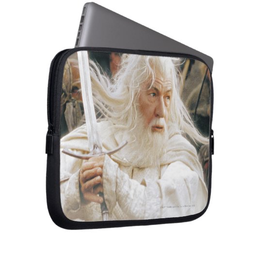 GANDALF™ Kampf mit Schwert Laptopschutzhülle (Vorne Rechts)