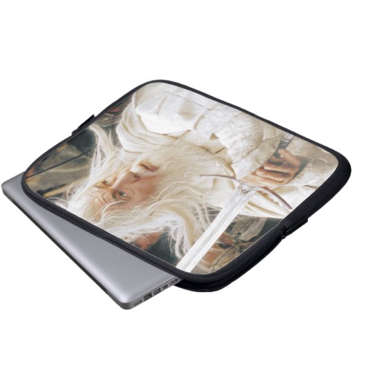 GANDALF™ Kampf mit Schwert Laptopschutzhülle (Vorne Knopf)