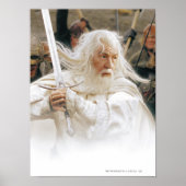 GANDALF™ Kampf mit Schwert Poster (Vorne)