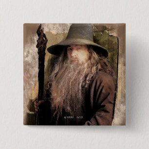 Gandalf mit Mitarbeitern Button