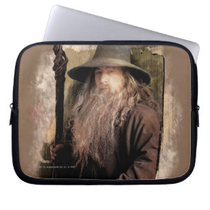 Gandalf mit Mitarbeitern Laptopschutzhülle