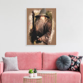 Gandalf mit Mitarbeitern Leinwanddruck (Insitu (Wohnzimmer))