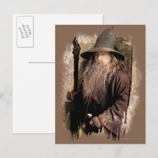 Gandalf mit Mitarbeitern Postkarte (Vorne/Hinten)