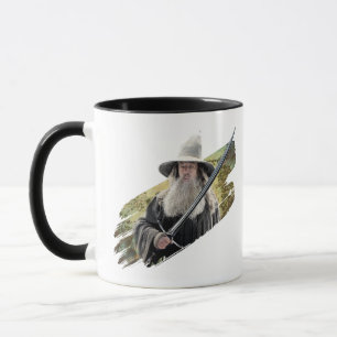 Gandalf mit Schwert grün Tasse