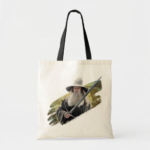 Gandalf mit Schwert grün Tragetasche