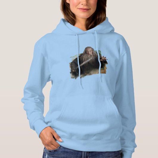 Gandalf mit Schwert Hoodie (Vorderseite)