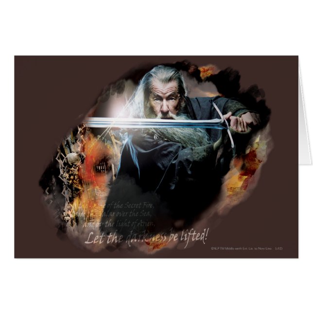 Gandalf mit Schwert in der Schlacht (Vorderseite (Horizontal))