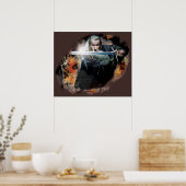 Gandalf mit Schwert in der Schlacht Poster (Küche)