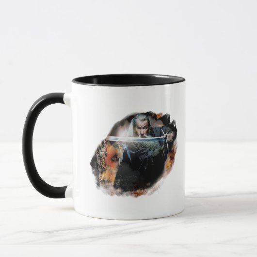 Gandalf mit Schwert in der Schlacht Tasse (Links)