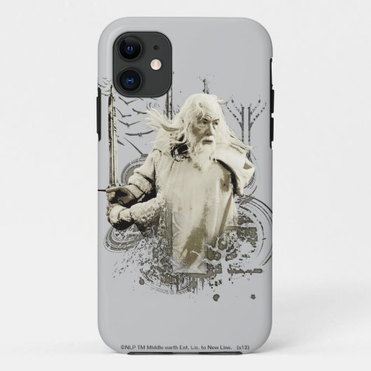 GANDALF™ mit Schwertvektor Case-Mate iPhone Hülle (Rückseite)