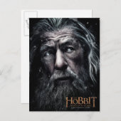 Gandalf Nah hoch Postkarte (Vorne/Hinten)