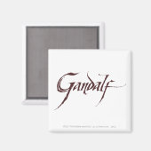 Gandalf Name Solid Magnet (Vorderseite/Rückseite)