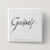 Gandalf Name Textured Button (Vorderseite)