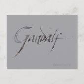 Gandalf Name Textured Postkarte (Vorderseite)