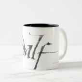 Gandalf Name Textured Zweifarbige Tasse (VorderseiteRechts)