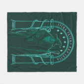 GANDALF™ "Speak Friend And Enter" Doors of Durin Fleecedecke (Vorderseite (Horizontal))