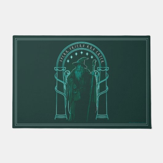 GANDALF™ "Speak Friend And Enter" Doors of Durin Fußmatte (Vorderseite)
