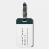 GANDALF™ "Speak Friend And Enter" Doors of Durin Gepäckanhänger (Rückseite vertikal)