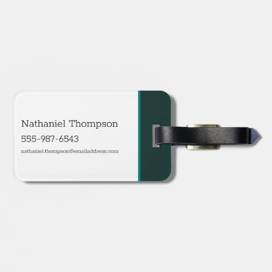 GANDALF™ "Speak Friend And Enter" Doors of Durin Gepäckanhänger (Rückseite horizontal)