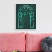 GANDALF™ "Speak Friend And Enter" Doors of Durin Leinwanddruck (Insitu (Wohnzimmer))